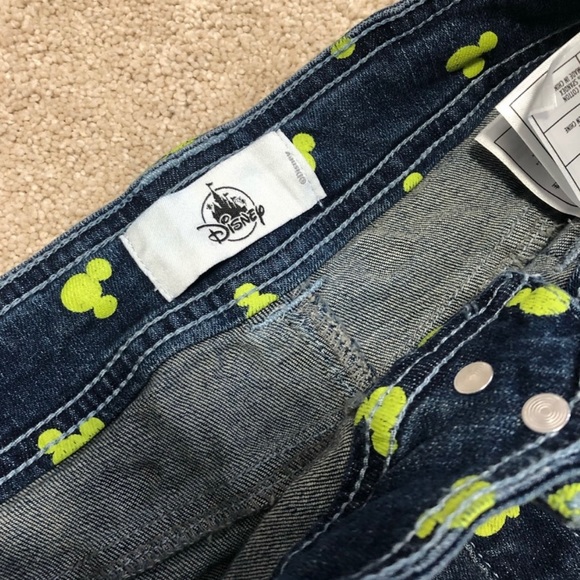 Disney Mickey Printed Denim Mini Skirt - Picture 3 of 6